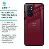 Classic Burgundy Glass Case for OnePlus 9RT