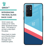 Pink & White Stripes Glass Case For OnePlus 9RT