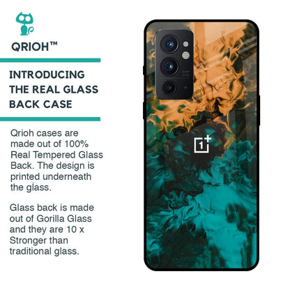 Watercolor Wave Glass Case for OnePlus 9RT