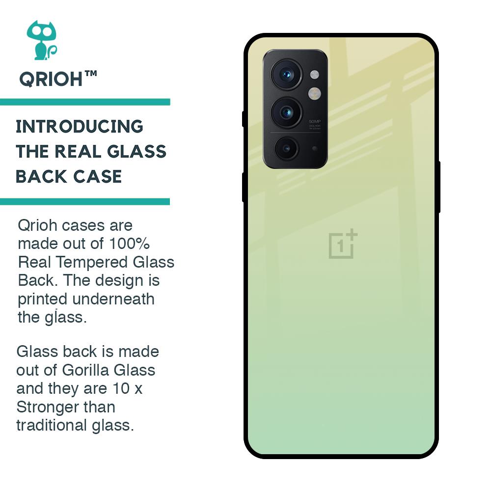 Mint Green Gradient Glass Case for OnePlus 9RT