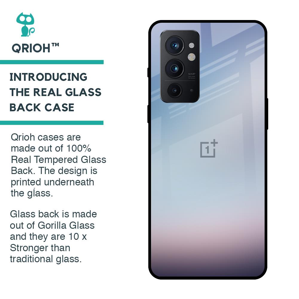 Light Sky Texture Glass Case for OnePlus 9RT