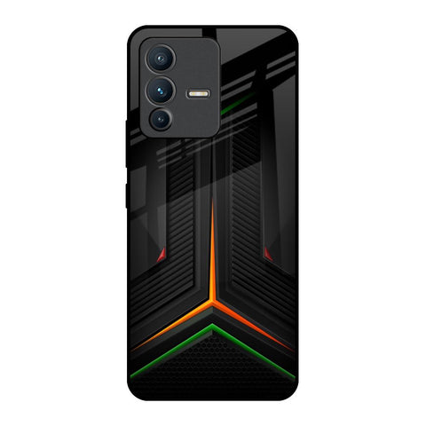 Modern Ultra Chevron Vivo V23 Pro 5G Glass Back Cover Online