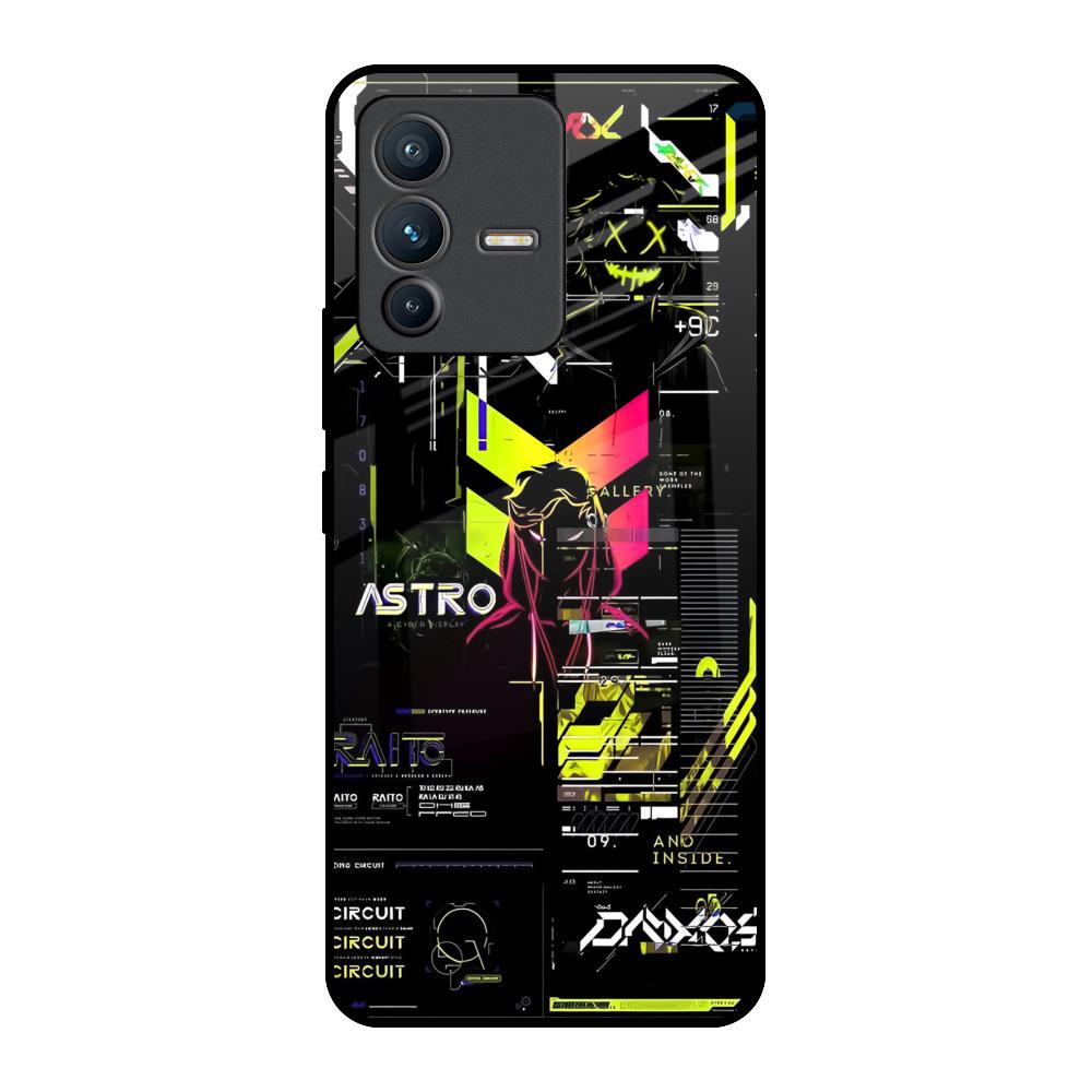 Astro Glitch Vivo V23 Pro 5G Glass Back Cover Online