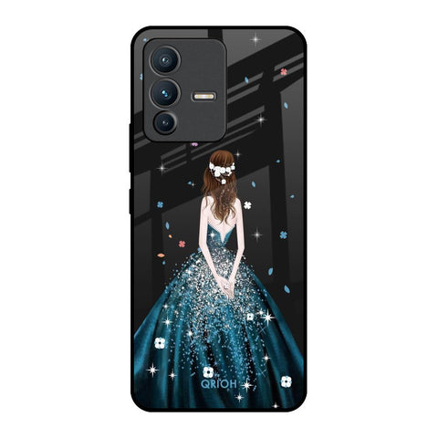 Queen Of Fashion Vivo V23 Pro 5G Glass Back Cover Online