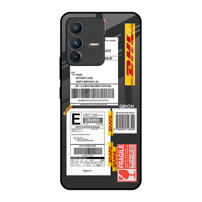 Cool Barcode Label Vivo V23 Pro 5G Glass Back Cover Online
