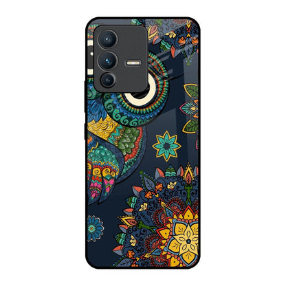 Owl Art Vivo V23 Pro 5G Glass Back Cover Online