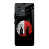 Anime Red Moon Vivo V23 Pro 5G Glass Back Cover Online