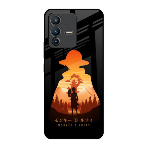 Luffy One Piece Vivo V23 Pro 5G Glass Back Cover Online