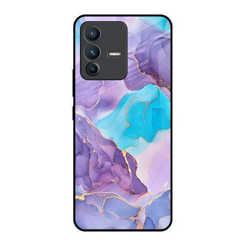 Alcohol ink Marble Vivo V23 Pro 5G Glass Back Cover Online