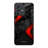 Modern Camo Abstract Vivo V23 Pro 5G Glass Back Cover Online