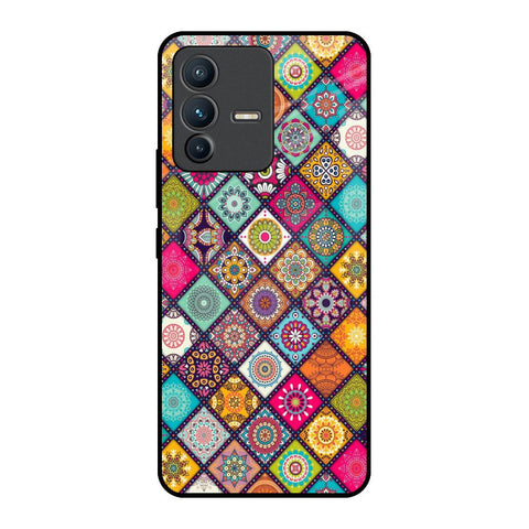 Multicolor Mandala Vivo V23 Pro 5G Glass Back Cover Online