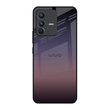 Grey Ombre Vivo V23 Pro 5G Glass Back Cover Online
