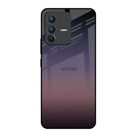 Grey Ombre Vivo V23 Pro 5G Glass Back Cover Online