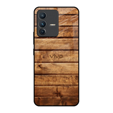 Wooden Planks Vivo V23 Pro 5G Glass Back Cover Online