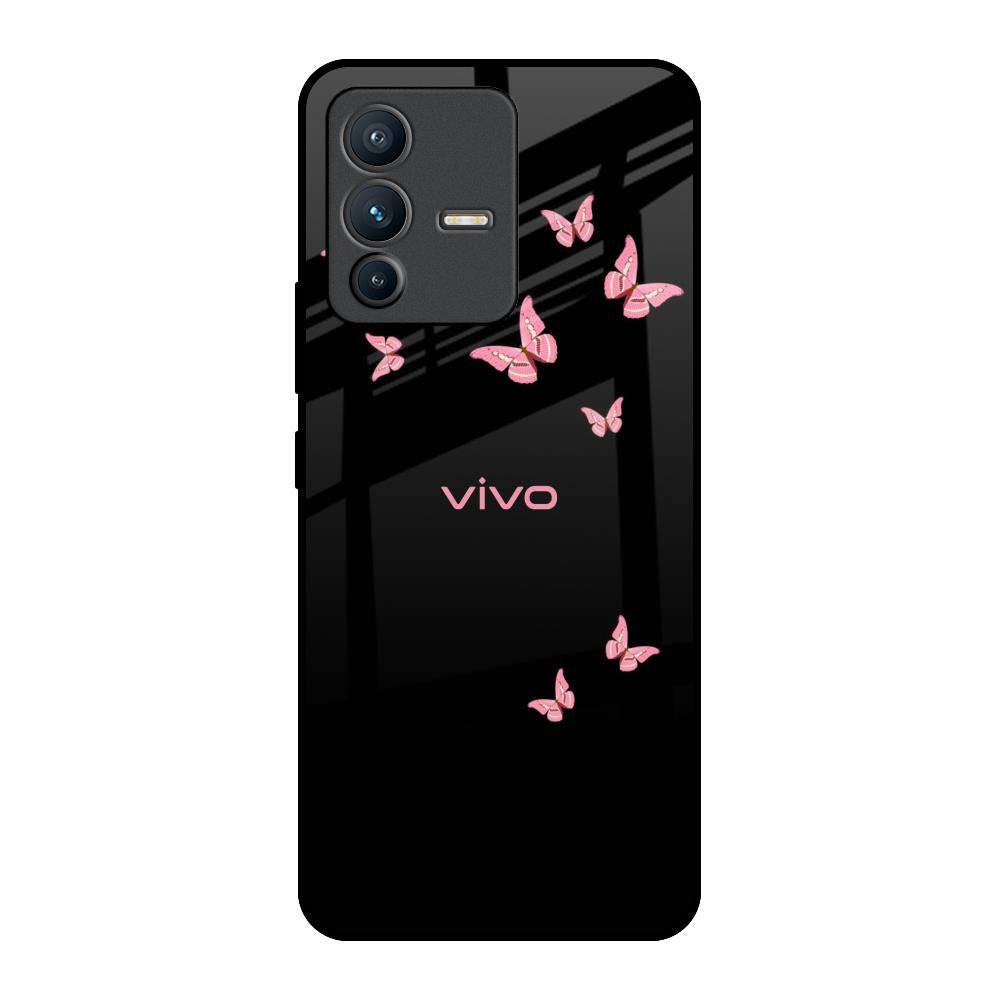Fly Butterfly Vivo V23 Pro 5G Glass Back Cover Online