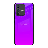 Purple Pink Vivo V23 Pro 5G Glass Back Cover Online