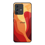 Magma Color Pattern Vivo V23 Pro 5G Glass Back Cover Online