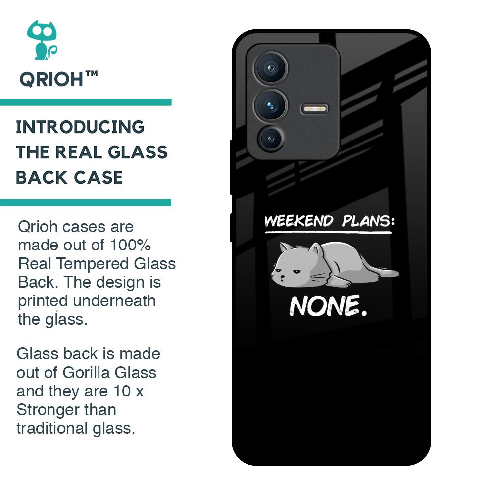 Weekend Plans Glass Case for Vivo V23 Pro 5G