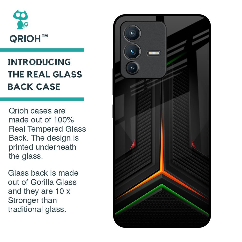 Modern Ultra Chevron Glass Case for Vivo V23 Pro 5G