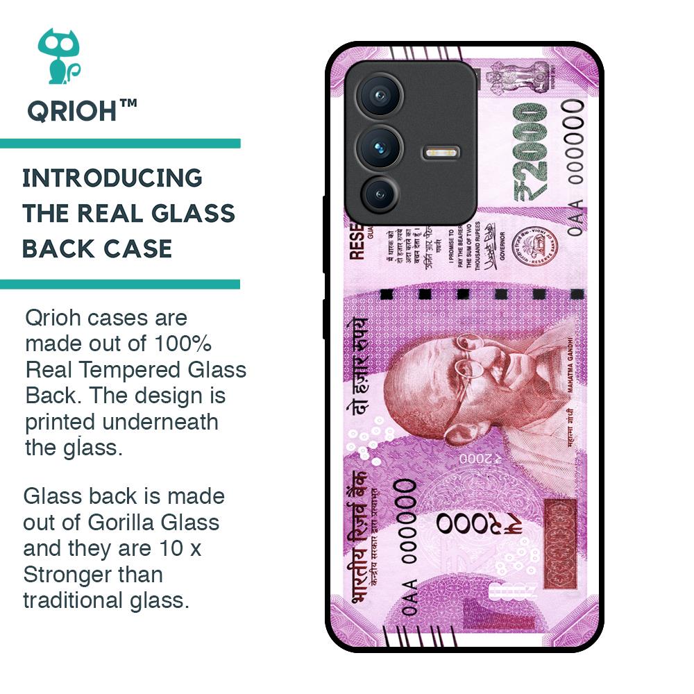 Stock Out Currency Glass Case for Vivo V23 Pro 5G