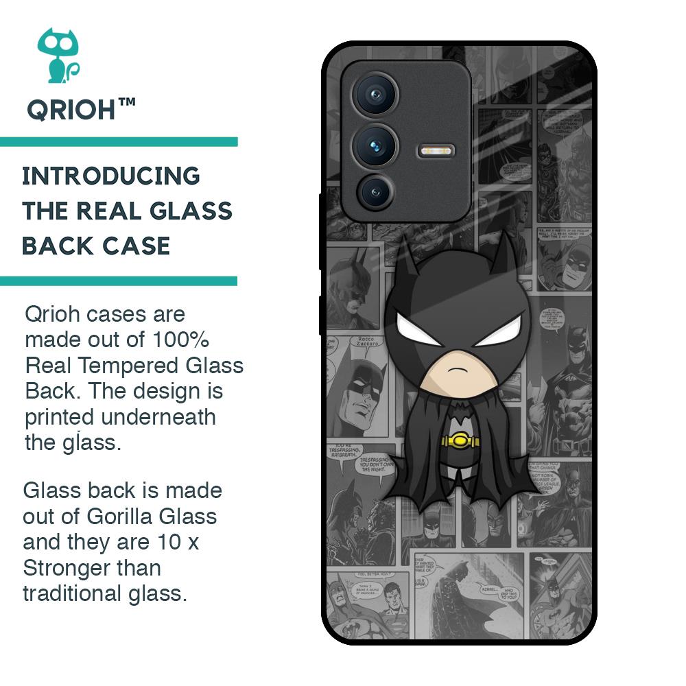Cartoon Art Glass Case for Vivo V23 Pro 5G