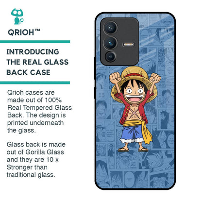 Chubby Anime Glass Case for Vivo V23 Pro 5G