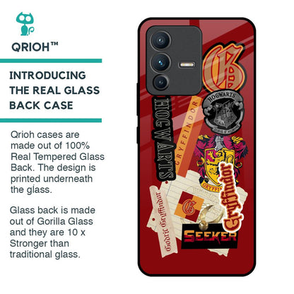 Gryffindor Glass Case for Vivo V23 Pro 5G