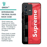 Supreme Ticket Glass Case for Vivo V23 Pro 5G