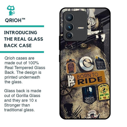 Ride Mode On Glass Case for Vivo V23 Pro 5G