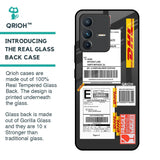Cool Barcode Label Glass Case For Vivo V23 Pro 5G