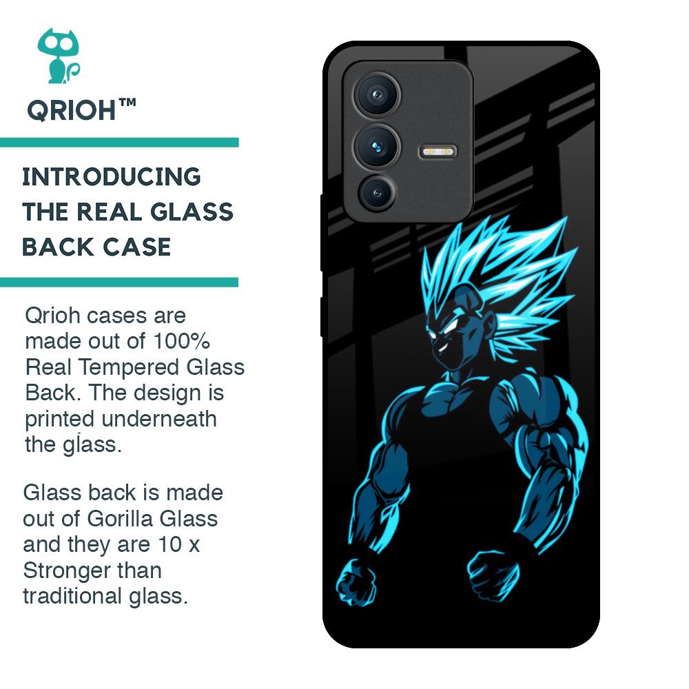 Pumped Up Anime Glass Case for Vivo V23 Pro 5G