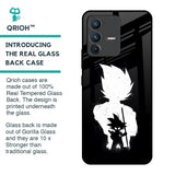 Monochrome Goku Glass Case for Vivo V23 Pro 5G