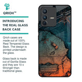 Geographical Map Glass Case for Vivo V23 Pro 5G