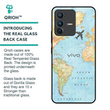 Fly Around The World Glass Case for Vivo V23 Pro 5G