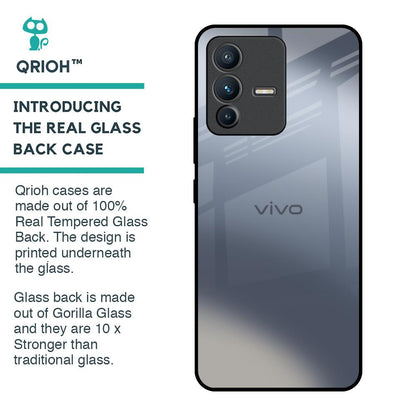 Space Grey Gradient Glass Case for Vivo V23 Pro 5G