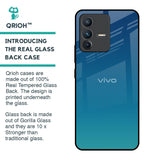 Celestial Blue Glass Case For Vivo V23 Pro 5G