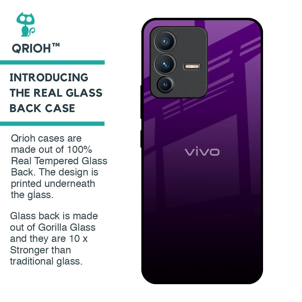 Harbor Royal Blue Glass Case For Vivo V23 Pro 5G