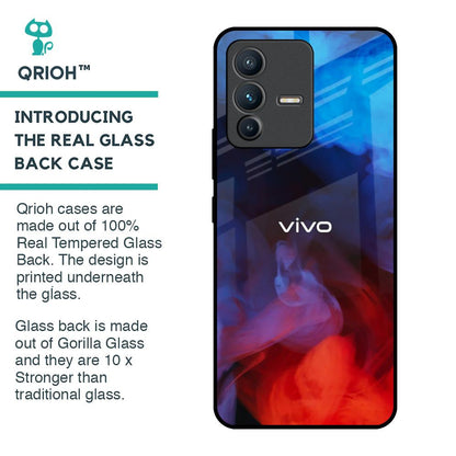 Dim Smoke Glass Case for Vivo V23 Pro 5G