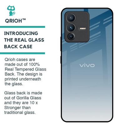 Deep Sea Space Glass Case for Vivo V23 Pro 5G