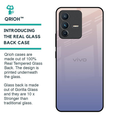 Rose Hue Glass Case for Vivo V23 Pro 5G