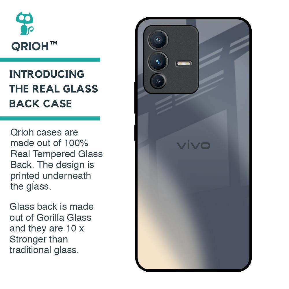 Metallic Gradient Glass Case for Vivo V23 Pro 5G