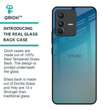 Sea Theme Gradient Glass Case for Vivo V23 Pro 5G