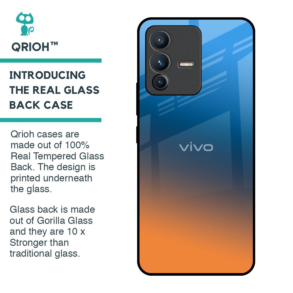 Sunset Of Ocean Glass Case for Vivo V23 Pro 5G