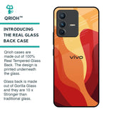 Magma Color Pattern Glass Case for Vivo V23 Pro 5G