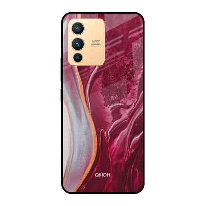 Crimson Ruby Vivo V23 Pro 5G Glass Cases & Covers Online