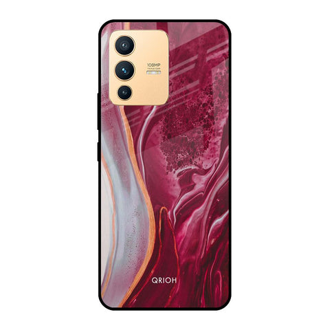 Crimson Ruby Vivo V23 Pro 5G Glass Cases & Covers Online