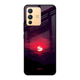 Morning Red Sky Vivo V23 Pro 5G Glass Cases & Covers Online