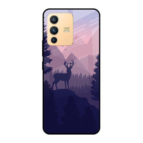 Deer In Night Vivo V23 Pro 5G Glass Cases & Covers Online