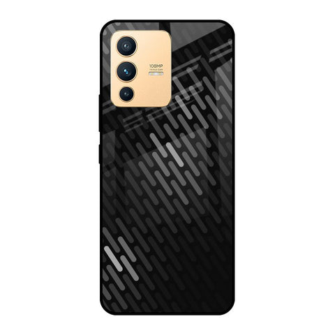 Dark Abstract Pattern Vivo V23 Pro 5G Glass Cases & Covers Online