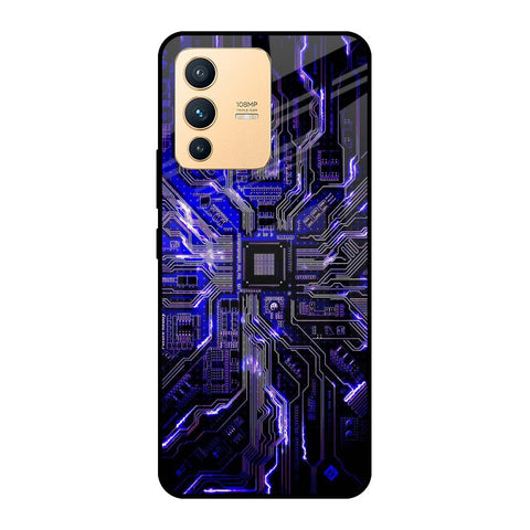 Techno Color Pattern Vivo V23 Pro 5G Glass Cases & Covers Online